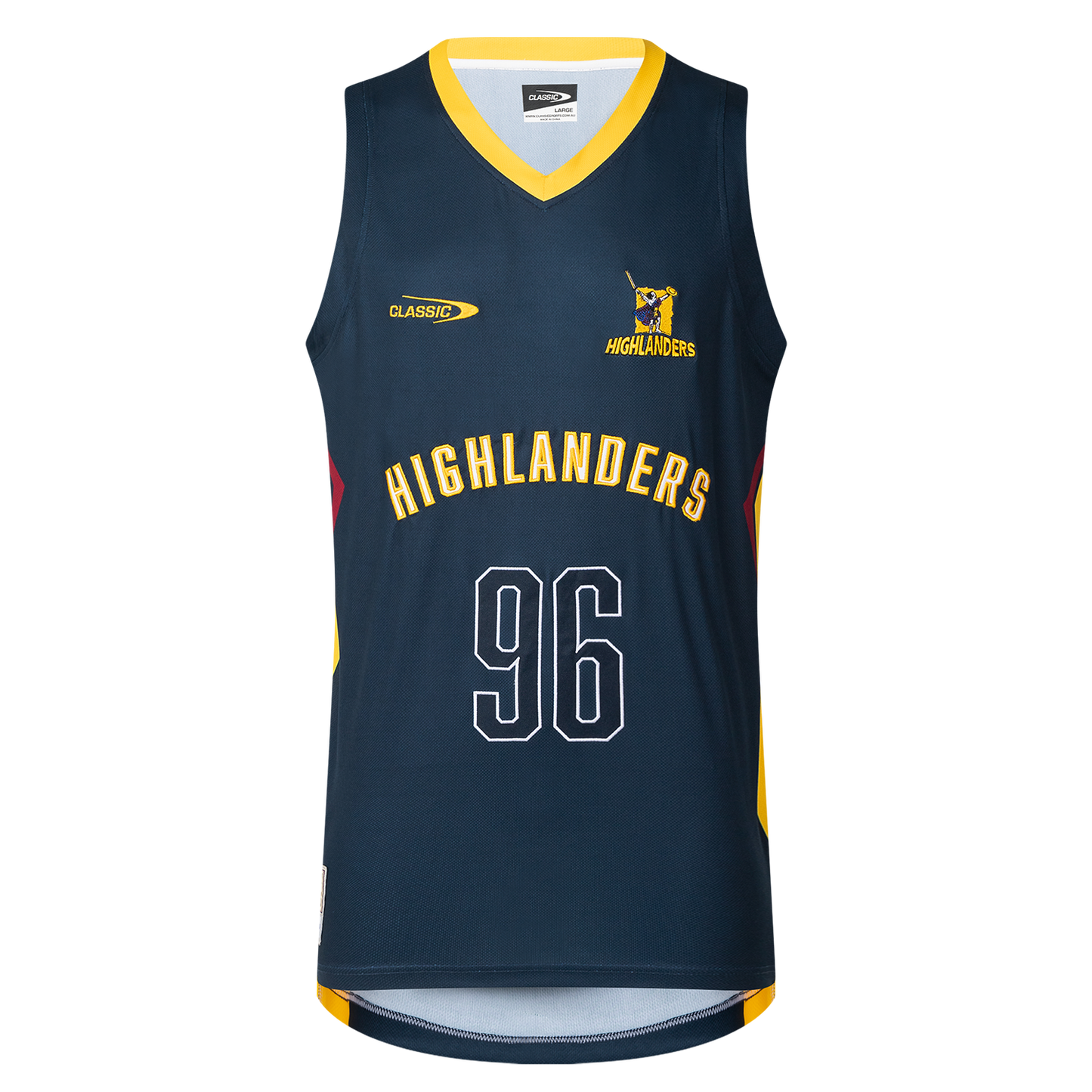 Highlanders Youth Basketball Singlet